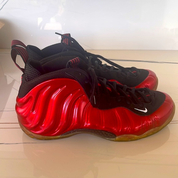 Nike Air Foamposite Pro Sneakers Size: 13 Varsity Red White Black main image 7